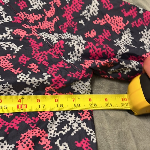 Columbia Hooded Jacket, Windbreaker, Rain, Pink, Gray, Lightweight, Size XL - Picture 9 of 10